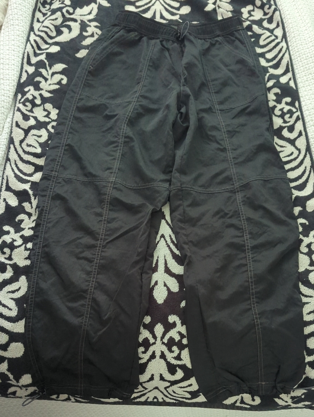 wild fable Black Relaxed Drawstring Joggers - S Water Resistant/Proof Work Pants